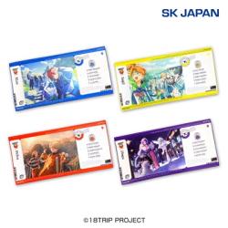 18TRIP チケットデザイン風バスタオル