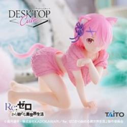 【ラム】Re:ゼロから始める異世界生活 Desktop Cute フィギュア ラム ｰCat room wear ver.ｰ