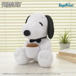 【スヌーピー】SNOOPY Lぬいぐるみ Coffee Time