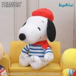 【スヌーピー】SNOOPY ぬいぐるみ パリスタイル