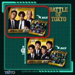 【白濱 亜嵐 & 数原 龍友 & 関口メンディー / ZERO & SMASH & PARTE】BATTLE OF TOKYO リバーシブルスクエアクッション ｰMAD JESTERSｰ