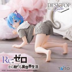 【レム】Re:ゼロから始める異世界生活 Desktop Cute フィギュア レムｰCat room wear ver.ｰRenewal