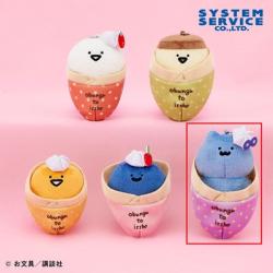 【猫さん】お文具といっしょ クレープマスコットキーチェーン