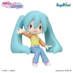 【初音ミク(ラブ衣装)】初音ミク×オシャレ魔女ラブandベリー ふわぷち ちょこのせ ミニフィギュア 初音ミク