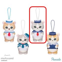 【ネイビーノースリーブ】mofusand セーラーにゃんマスコット