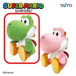 【ヨッシー(みどり)】スーパーマリオ 特大サイズぬいぐるみ おすわりヨッシー