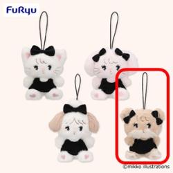 【ラテ】mikko characters BLACK RIBBON マスコット