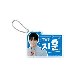 【JIHOON】TWS From PLEDIS ENTERTAINMENT ハングルネームアクリルプレートキーホルダー