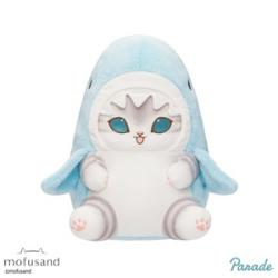 【パステルブルー】mofusand パステルサメにゃんBIGぬいぐるみ