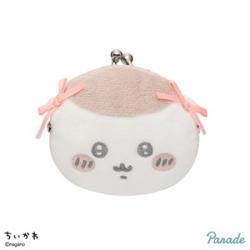 【くりまんじゅう】ちいかわ ミニがまぐち-リボン-